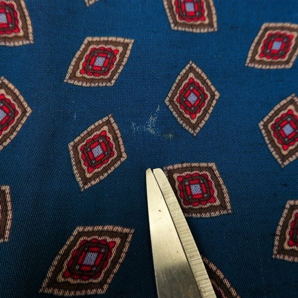 SOLD Vintage 80s Midi Skirt Prairie Farmhouse Elastic Back Zip Teal Blue USA 20W - Picture 8 of 8